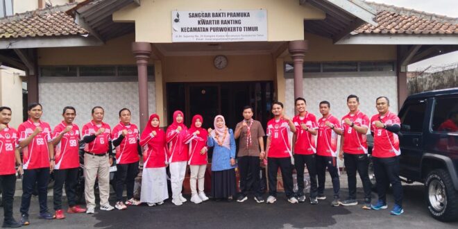Kak Emy Harjati Lepas Kontingen Bola Voli Kwarran Purwokerto Timur Menuju Final Ka Kwarcab Cup 2026